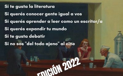 Vuelve el club de lectura. 2022 !!!!